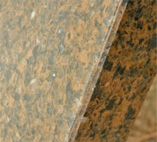 Вид с боку акриловой столешницы 210033 - Темный шоколад